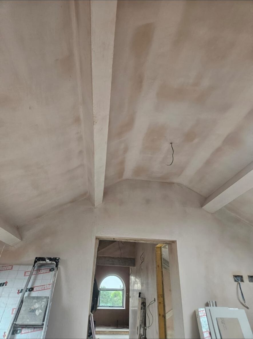 Ceiling plastering work by D Whitley Plastering